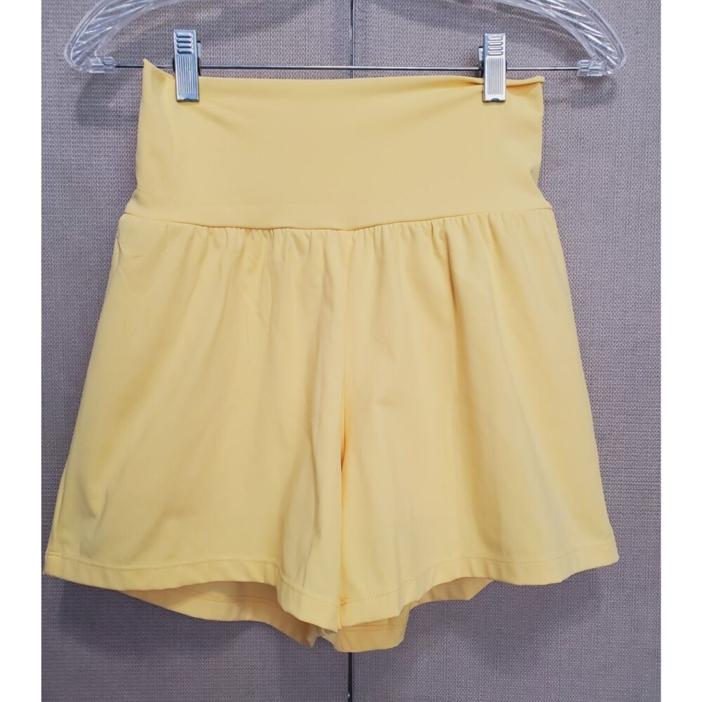Halara Super High Waisted Lined Inner & Outer Pocket Athletic Shorts Small Long